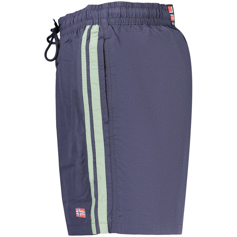 Norway 1963 Blu Poliammide Men's Boxer - Swimwear