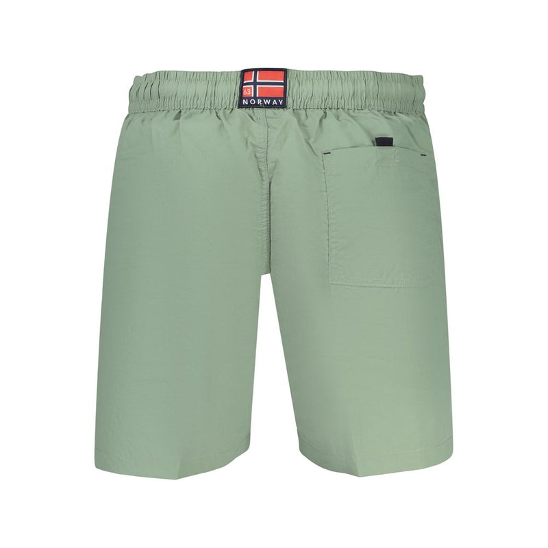 Norway 1963 Green Polyamide Men's Swim Boxers