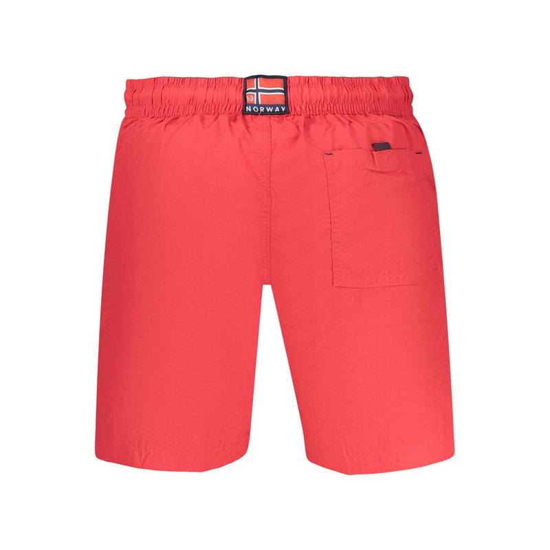 Norway 1963 Rosso Poliammide Men's Swimwear