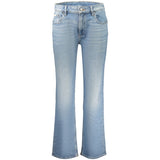 Calvin Klein Azzurro Cotton Women's Jeans - Light Blue