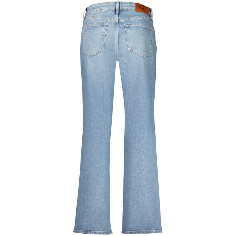 Calvin Klein Azzurro Cotton Women's Jeans - Light Blue