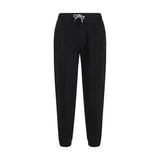 Brunello Cucinelli Black Cotton Joggers - Refined Comfort