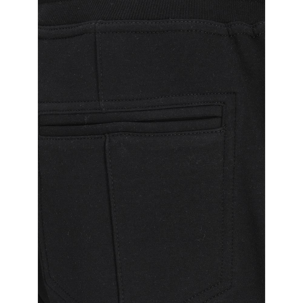 Brunello Cucinelli Black Cotton Joggers - Refined Comfort