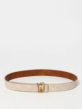Liu Jo Beige Leather Regular Belt for Women