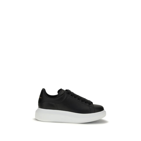 Baskets à plateforme Alexander McQueen Bos Taurus en cuir de veau noir