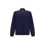 Brunello Cucinelli Sweatshirt en Coton Bleu pour Homme