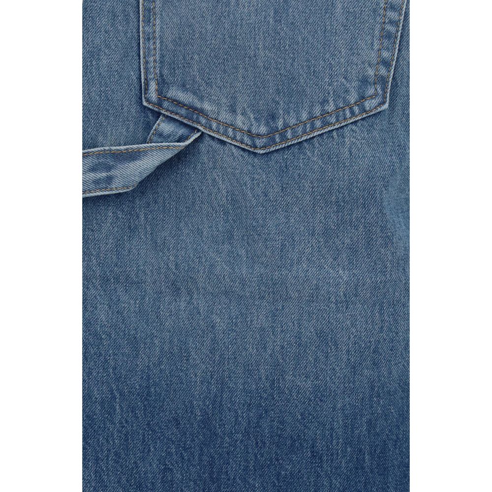 7FOR Blue Cotton Bermuda Shorts - Comfort & Style for Men