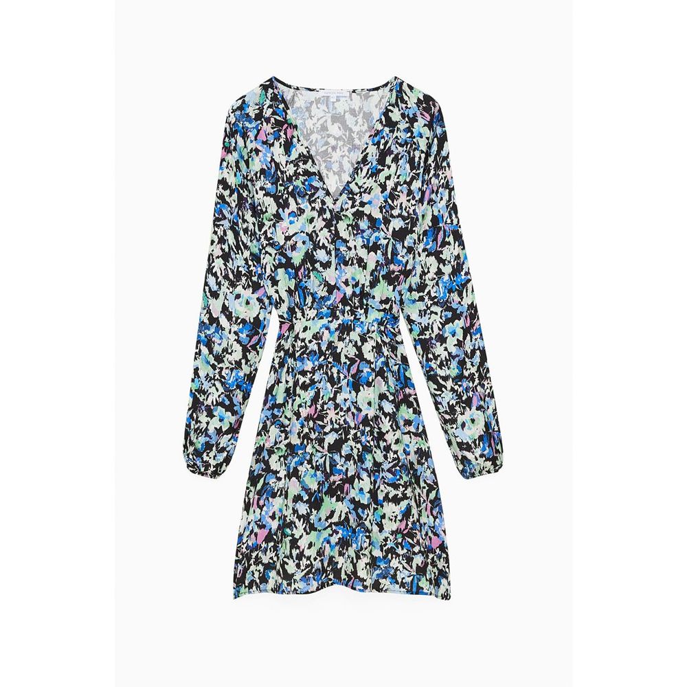 Patrizia Pepe Multicolor Viscose Casual Dress - Elegant Floral Design