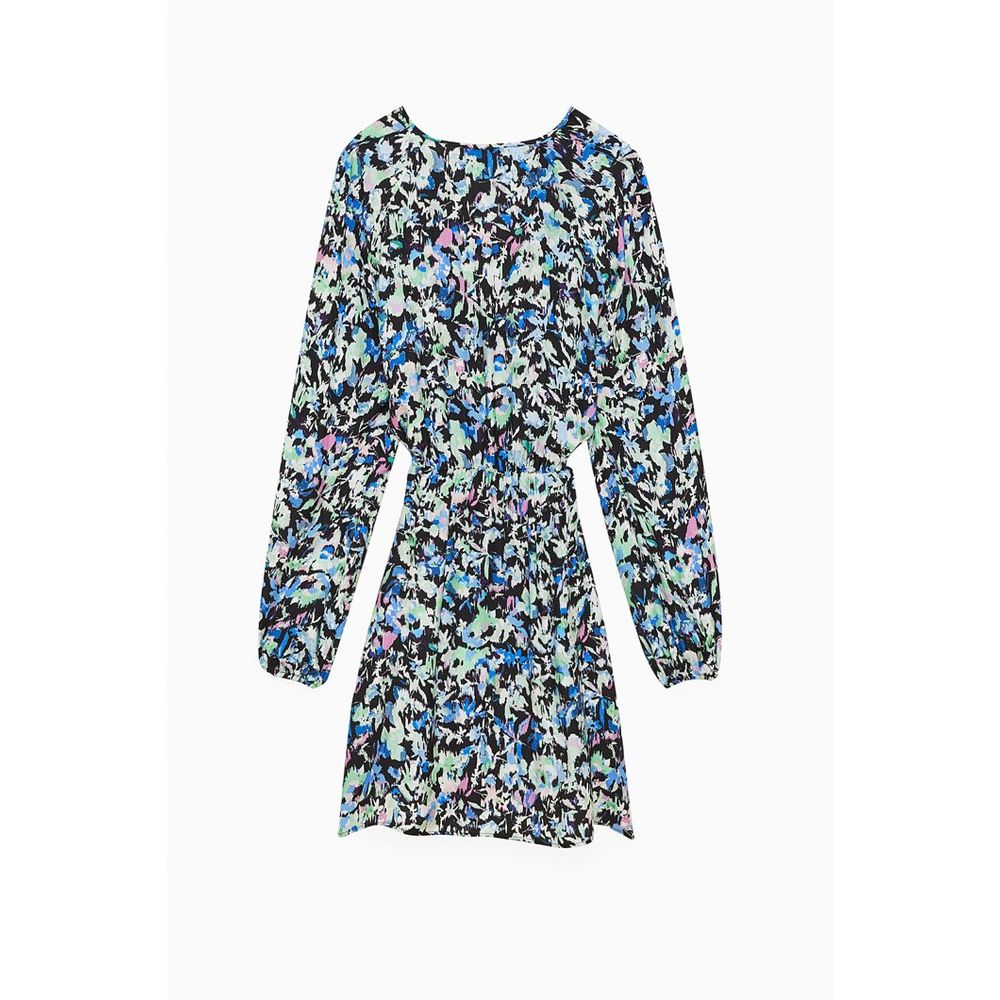 Patrizia Pepe Multicolor Viscose Casual Dress - Elegant Floral Design