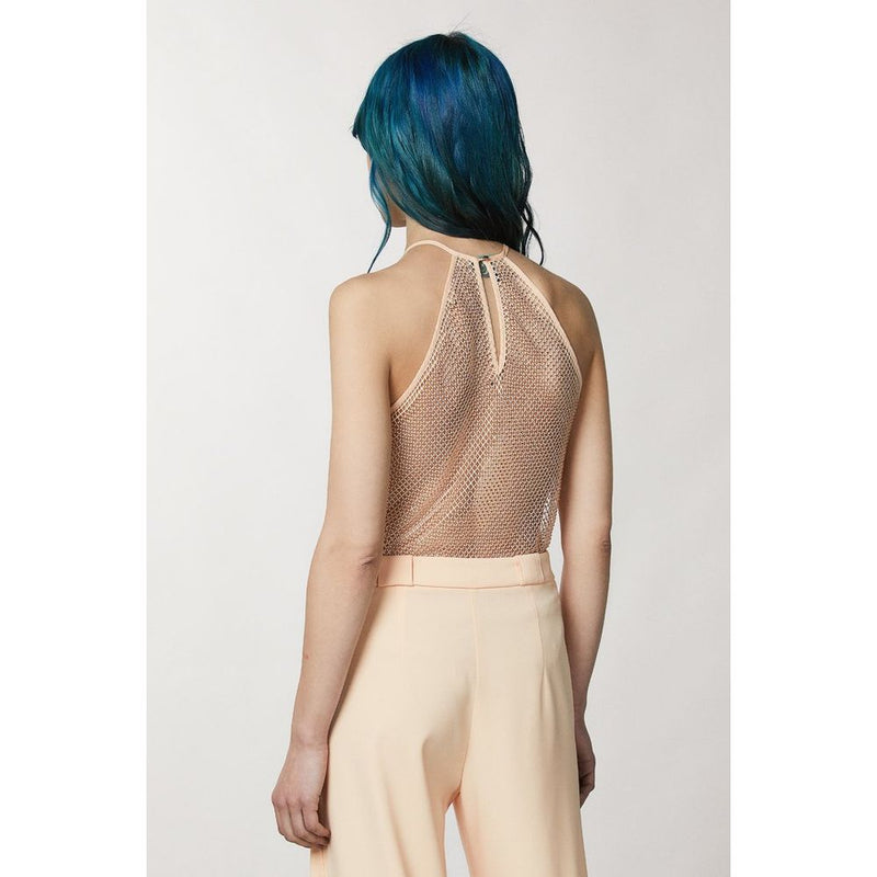 Patrizia Pepe Astral Blush Polyester Tank Top for Women