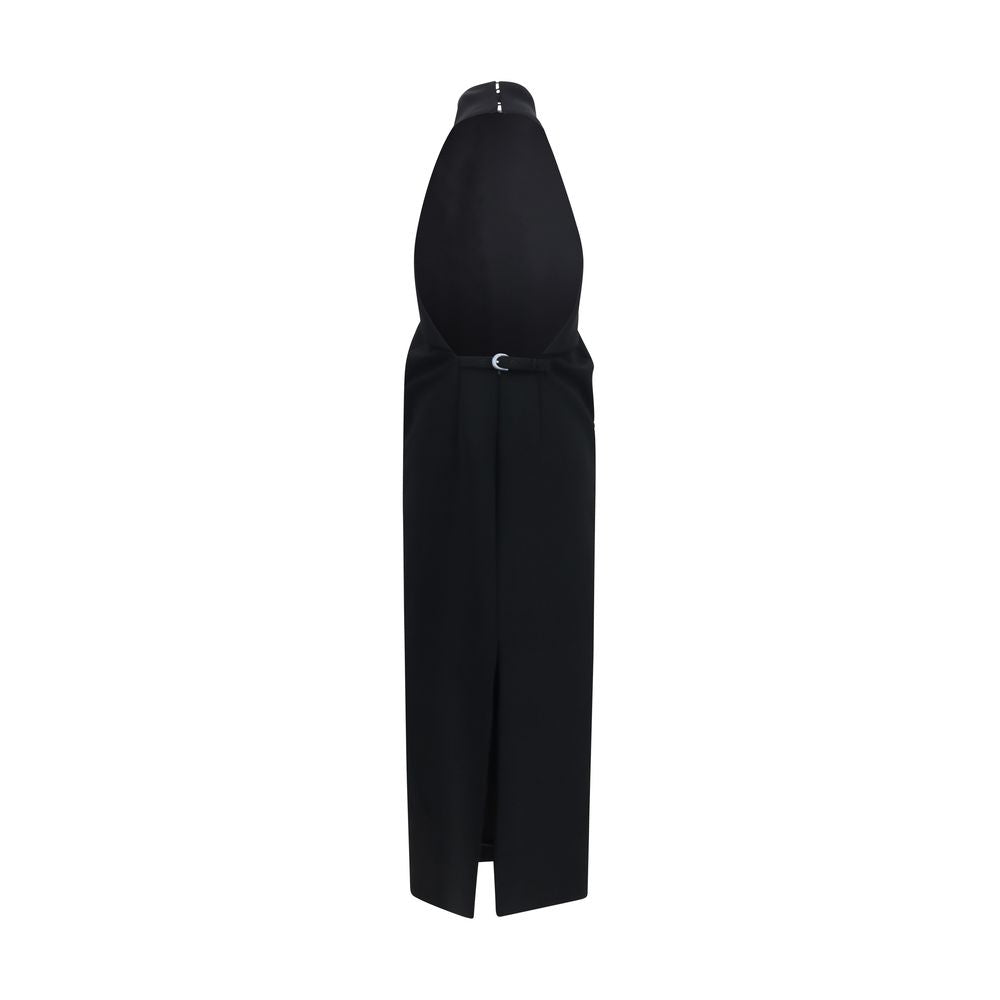 Khaite Roxanne Black Polyester Cocktail Dress