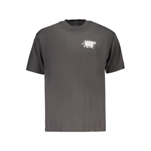 Vans Black Cotton Men's T-Shirt - Effortless Street Style