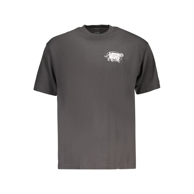 Vans Black Cotton Men's T-Shirt - Effortless Street Style
