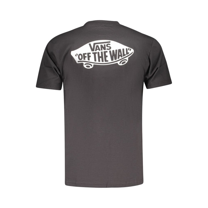 Vans Black Cotton Men's T-Shirt - Classic Comfort & Style