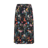 Gucci Multicolor Silk Midi Skirt - Flora Print
