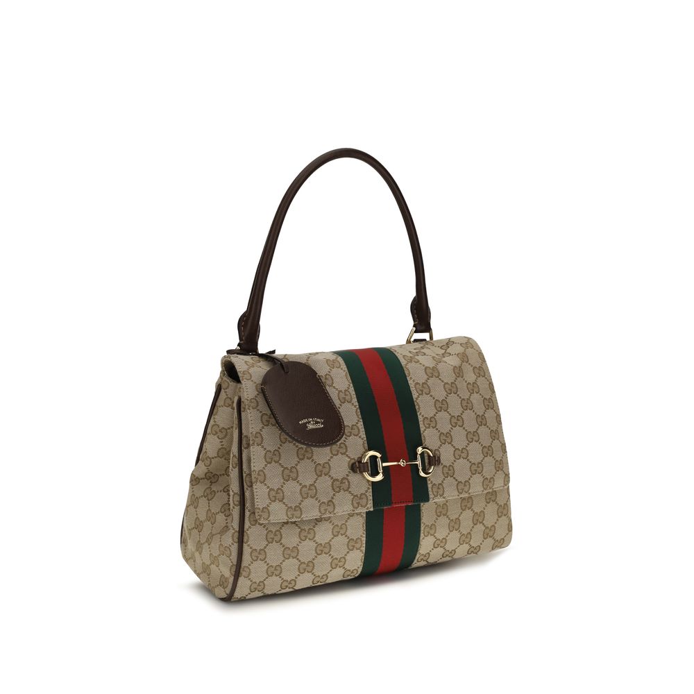 Gucci Paparazzo Beige Handbag - Iconic GG Fabric