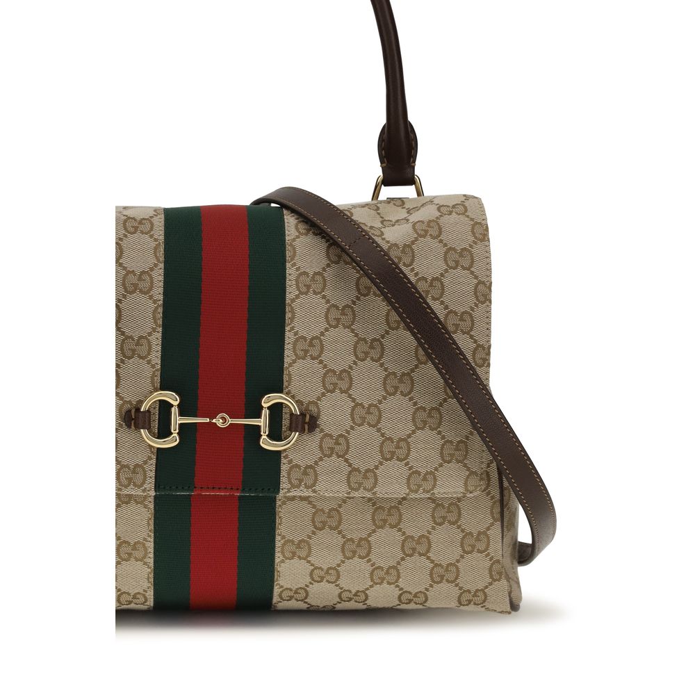 Gucci Paparazzo Beige Handbag - Iconic GG Fabric