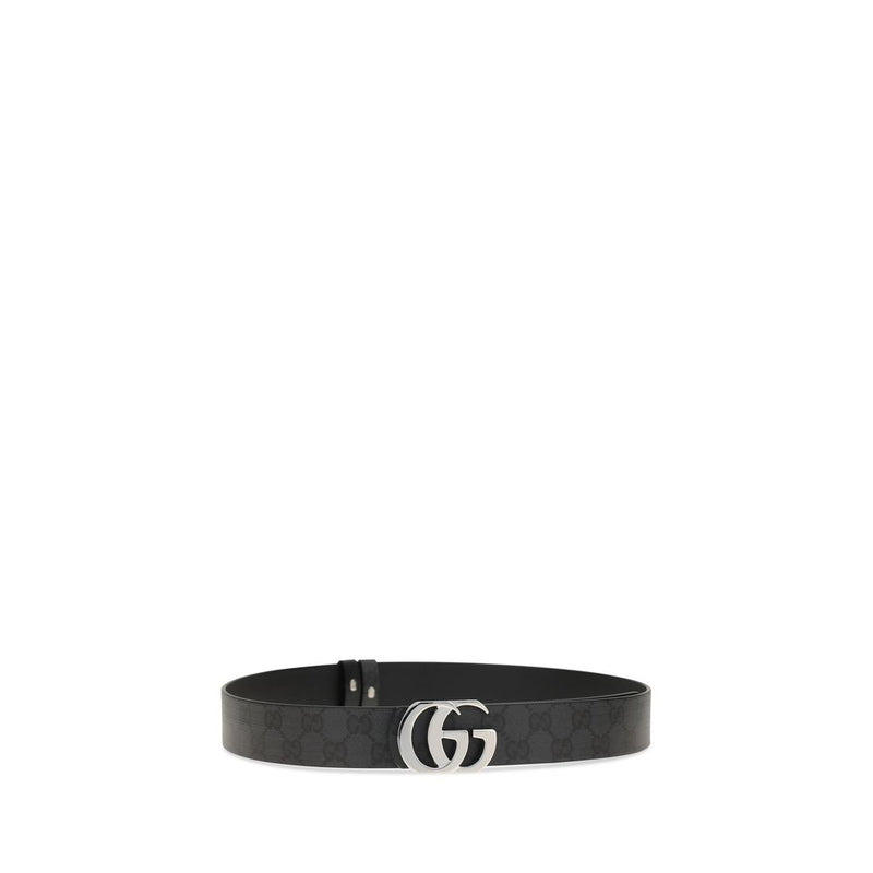 Gucci Black Calf Leather Bos Taurus Regular Belt