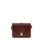 Khaite Bordeaux Calf Leather Bos Taurus Shoulder Bag