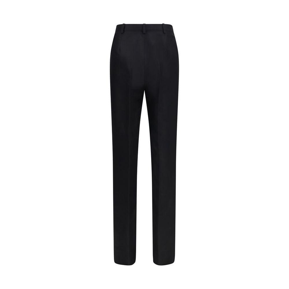 Gucci Black Silk Dress Pants - Elegant Women's Trousers