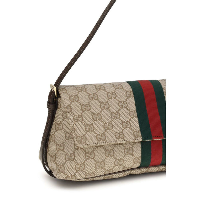 Gucci Madison Medium Beige Cotton Handbag
