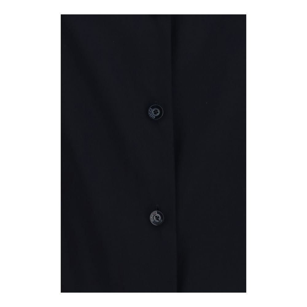 Gucci Black Silk Shirt - Elegant Stretch Chiffon Design
