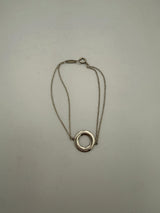 Tiffany & Co. Silver Bracelet with Double Chain