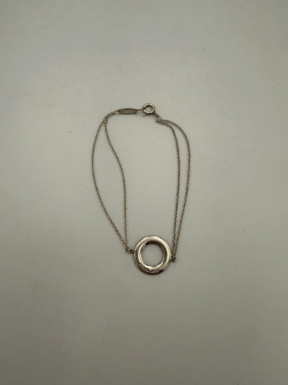 Tiffany & Co. TIFFANY & CO. Silver Bracelet with Double Chain