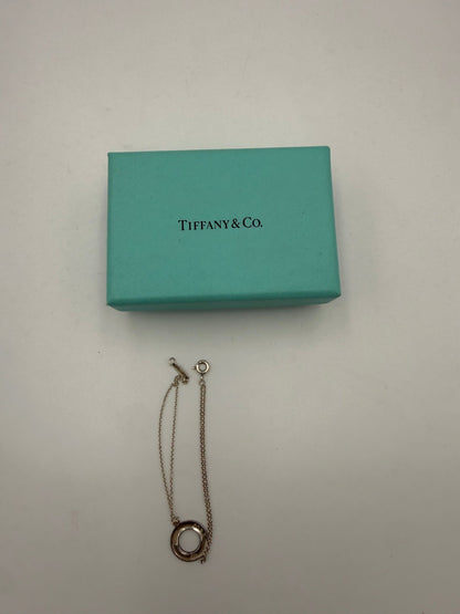 Tiffany & Co. TIFFANY & CO. Silver Bracelet with Double Chain