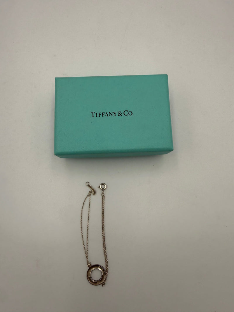 Tiffany & Co. Silver Bracelet with Double Chain