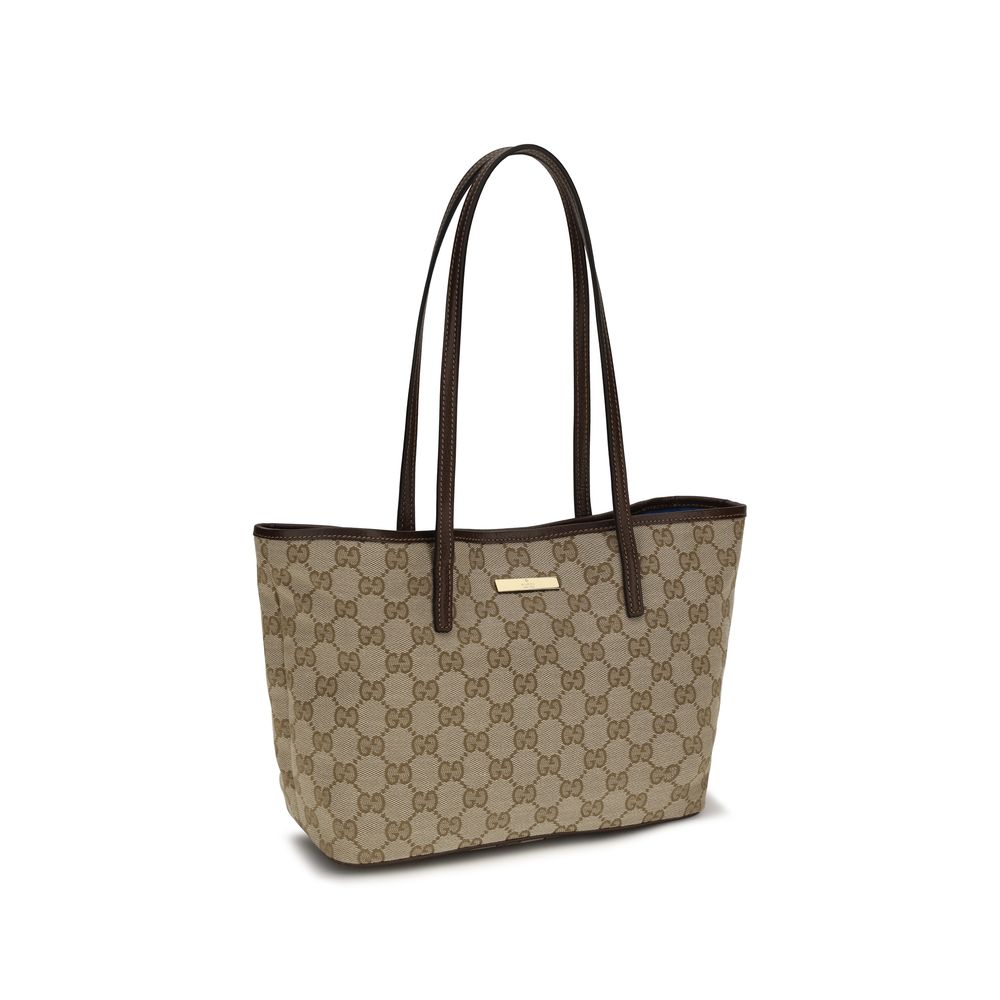 Gucci Tribeca Tote Bag in Beige Polyester