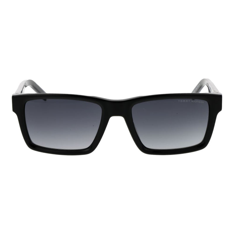 Tommy Hilfiger Black Acetate Sunglasses for Men