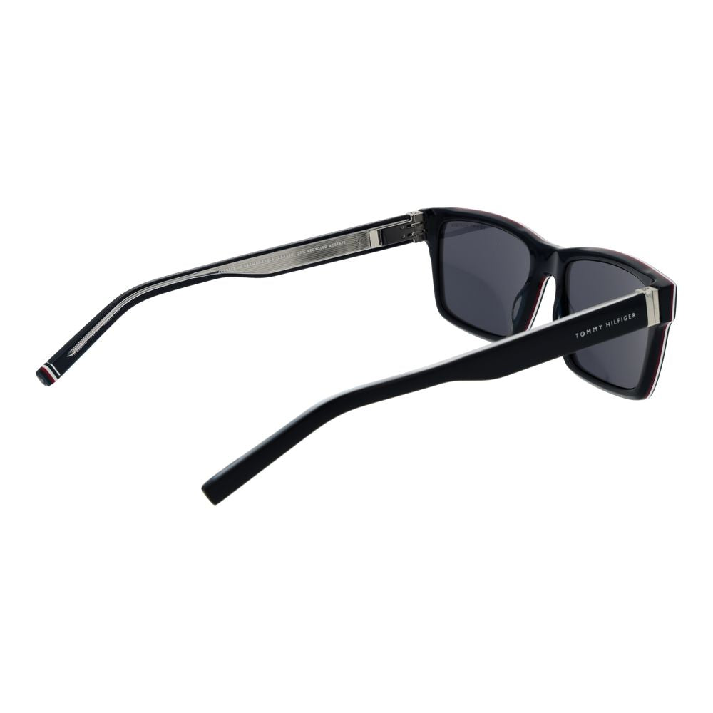 Tommy Hilfiger Blue Acetate Sunglasses for Men