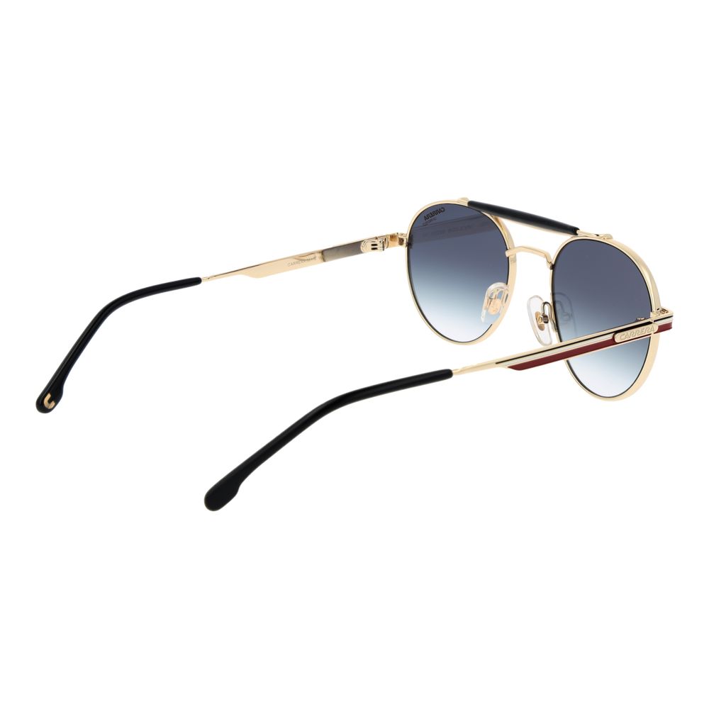 Carrera Gold Metal Sunglasses - Unisex Round Gradient Lenses