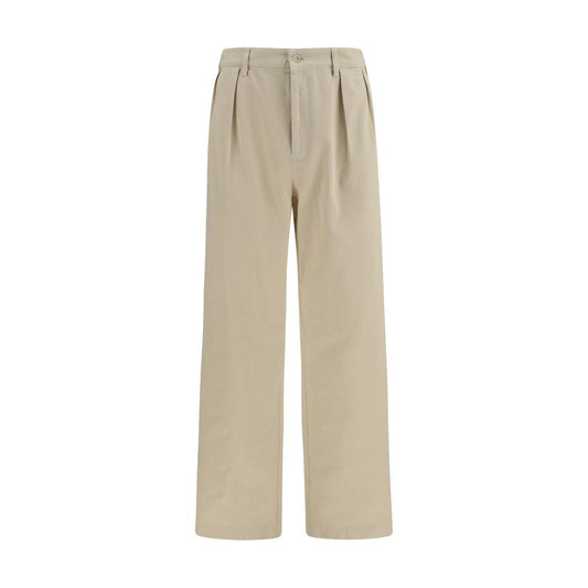 Prada Beige Cotton Casual Pants for Men