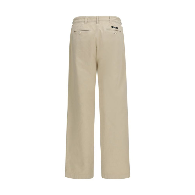Prada Beige Cotton Casual Pants for Men