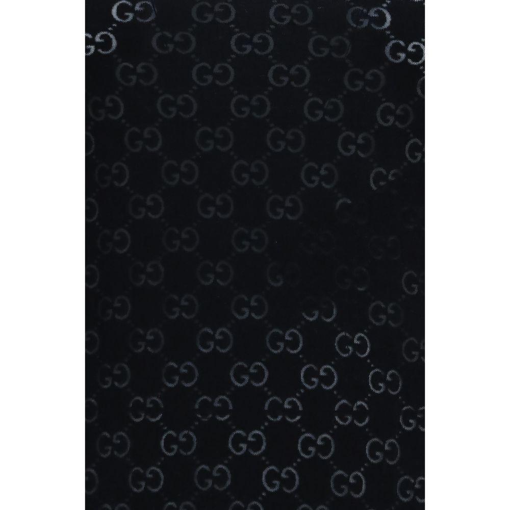 Gucci GG Dévoré Black Cotton T-Shirt for Women
