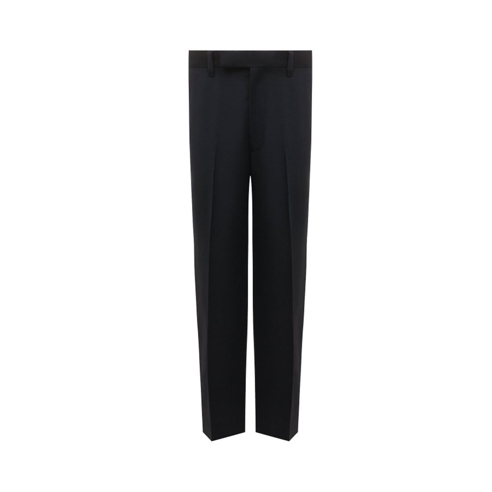 Prada Blue Wool Dress Pants for Men
