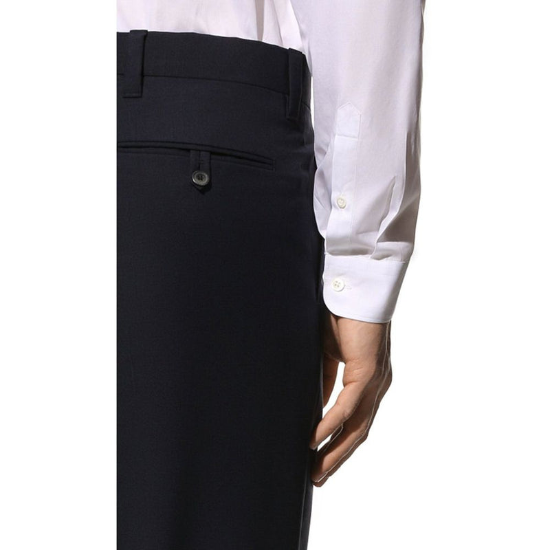 Prada Blue Wool Dress Pants for Men