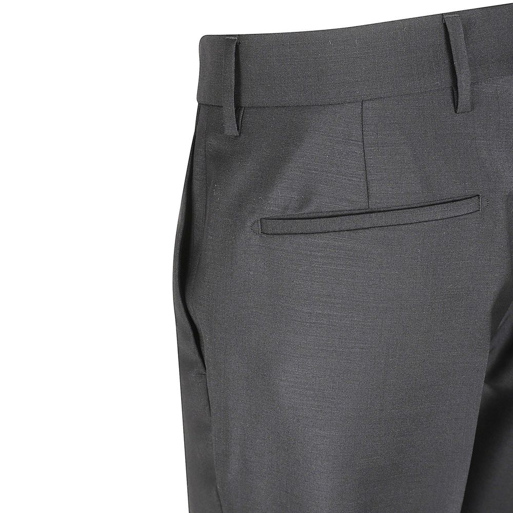 Prada Gray Wool Dress Pants for Men - IT50 | L