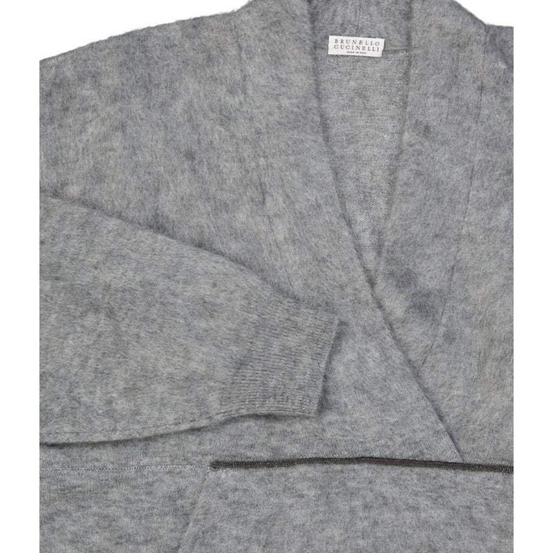 Brunello Cucinelli Gray Wool Sweatshirt for Women