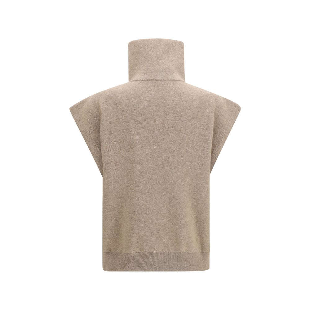 Brunello Cucinelli Beige Cashmere Cardigan for Women