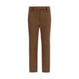 Brunello Cucinelli Brown Elastane Casual Pants