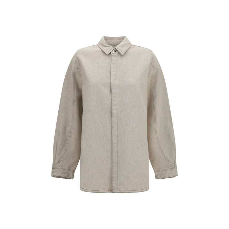 Jacquemus Amelo-de-Nîmes Beige Denim Shirt for Women