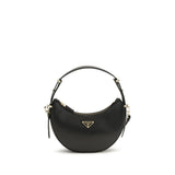 Prada Black Calf Leather Bos Taurus Shoulder Bag