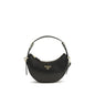 Prada Black Calf Leather Bos Taurus Shoulder Bag