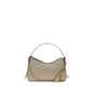 Prada Gray Calf Leather Bos Taurus Shoulder Bag