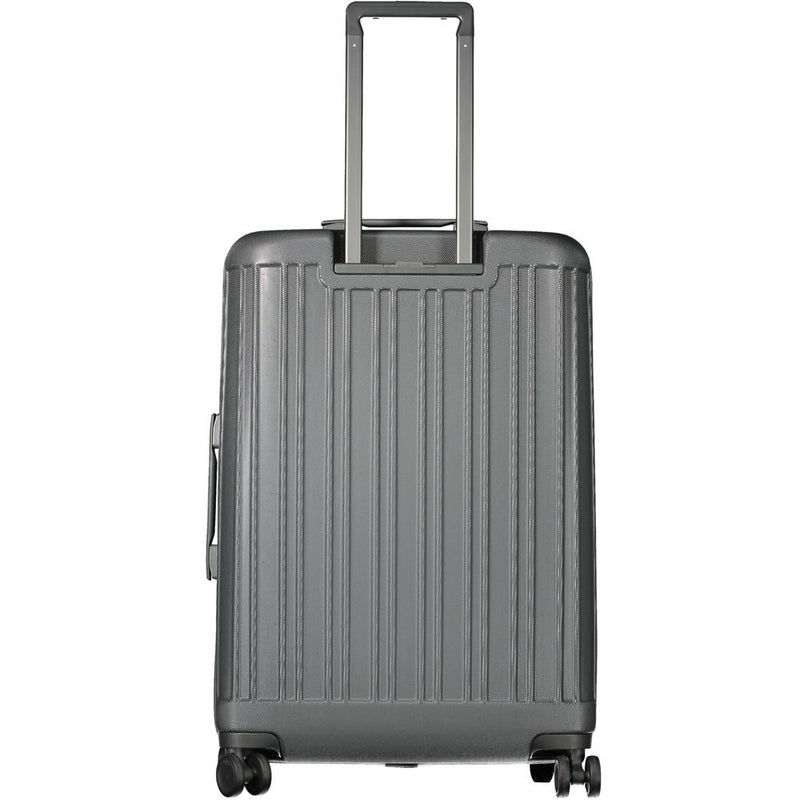 Piquadro Grey Polycarbonate Men's Trolley - Stylish Travel Companion
