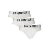 Bikkembergs White Polyester Men's Underwear Slip