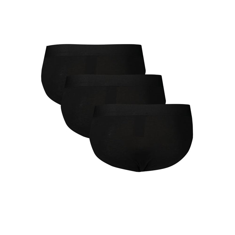 Bikkembergs Slip Tri-Pack Noir pour Hommes en Polyester